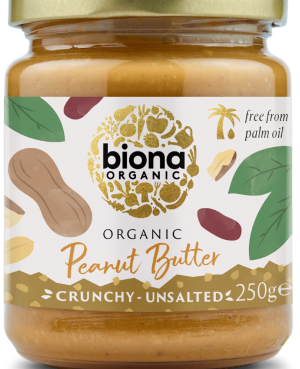 Biona Peanut Butter Crunchy 250g