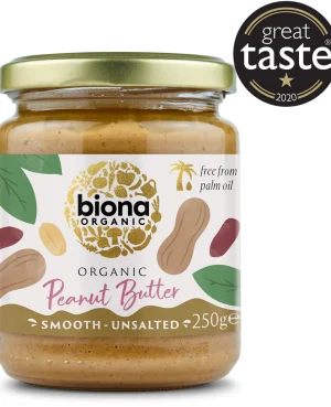 Biona Peanut Butter Smooth 250g