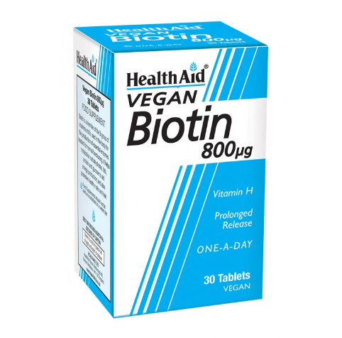 Health Aid Biotin 800ug (30 tablets)