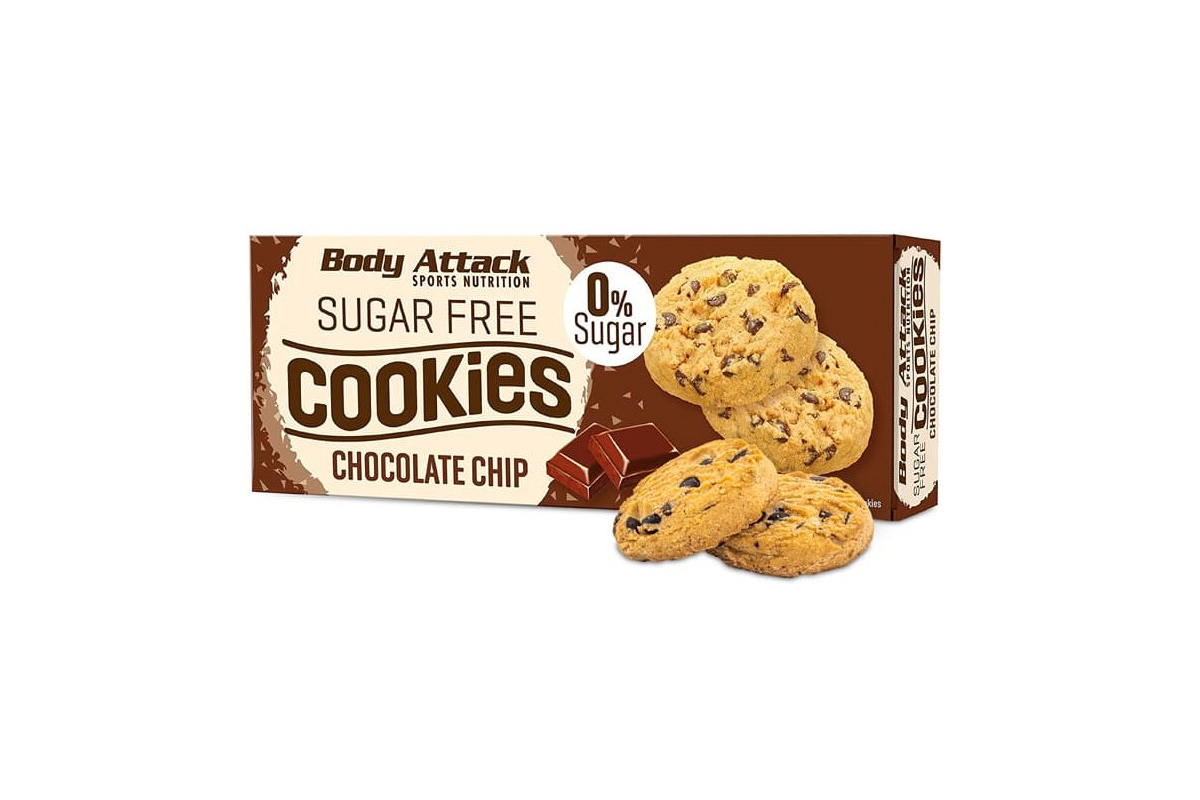 Body Attack Choc Chip Cookies 115g