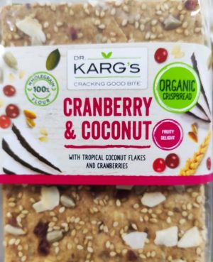 Dr Kargs Cranberry & Coconut Crispbread 200g