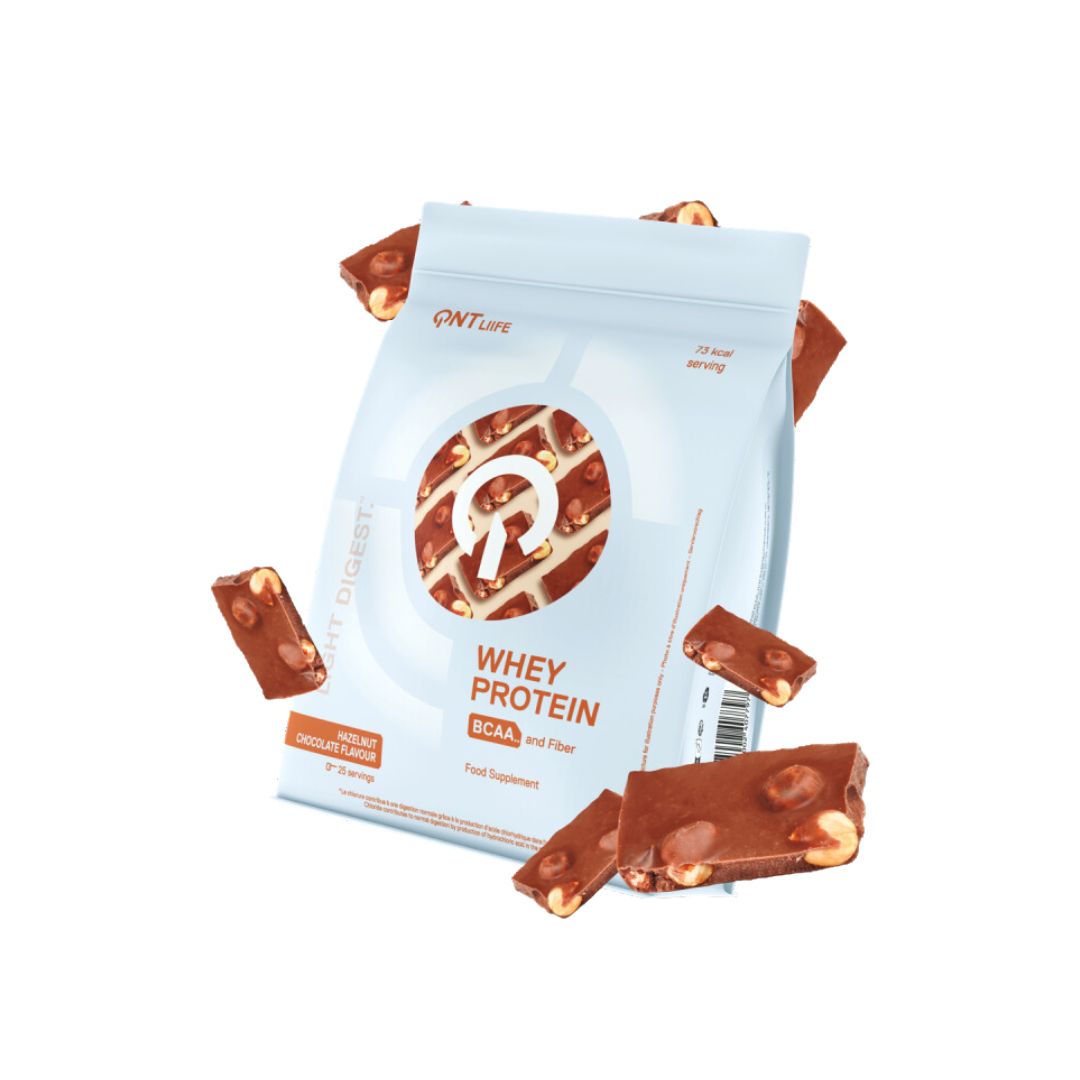 QNT Light Whey Protein Hazelnut Choc 500g
