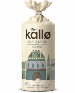 Kallo Rice Cakes Lightly Salted 130g