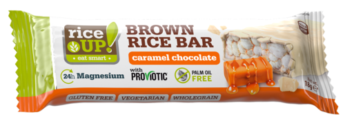 RiceUp Caramel Chocolate Rice Bar 18g