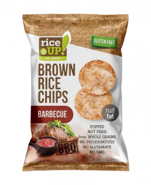 RiceUp Brown Rice Chips Barbecue 60g