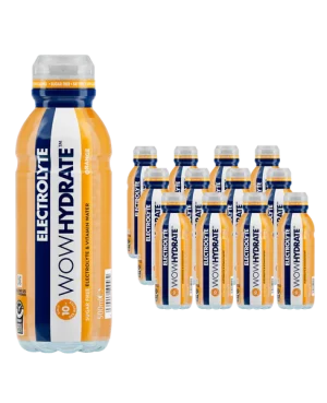 WOW HYDRATE ELECTROLYTE WATER Orange 500ML