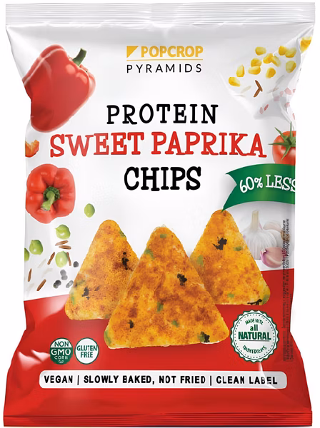 Popcrop protein chips Paprika 60g