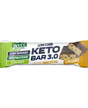 Why Nature Keto Bar Biscuit 30g