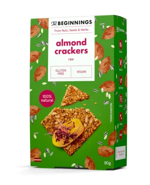 The Beginnings Almond Crackers 80g