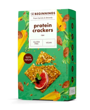 The Beginnings Protein Crackers 80g