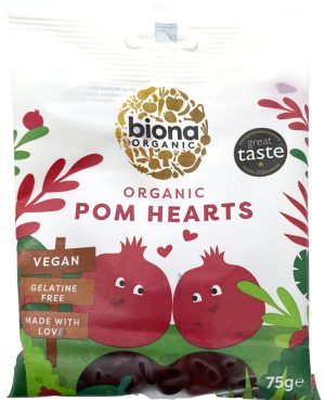 Biona Pomegranate Hearts 75g