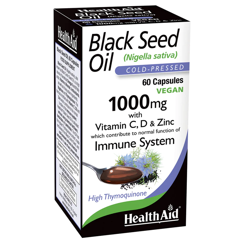 Health Aid Black Seeds Capsules 60 caps
