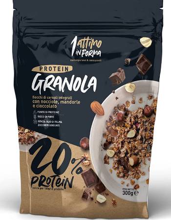 ATTIMO PROTEIN GRANOLA HAZELNUT, ALMONDS & CHOC 300G
