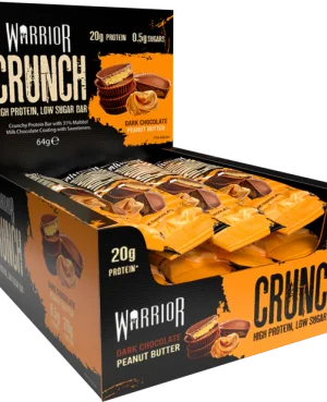 Warrior Dark Choc Peanut Butter Protein Bar 64g
