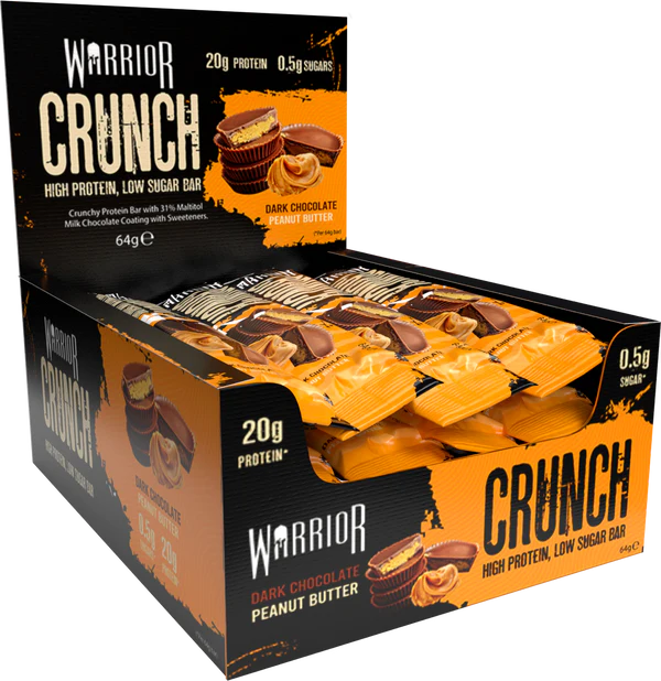 Warrior Dark Choc Peanut Butter Protein Bar 64g
