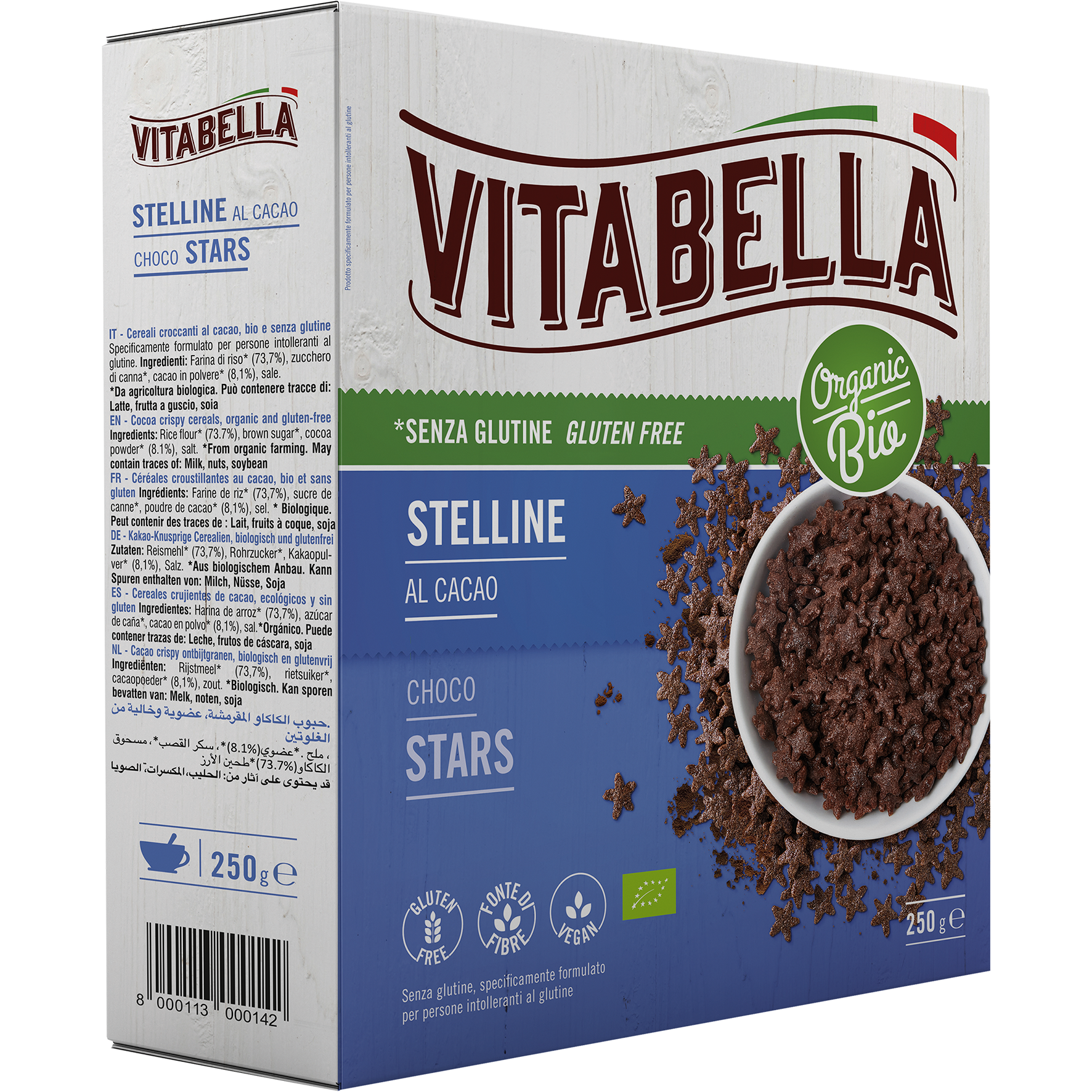 Vitabella Choco Stars 250g