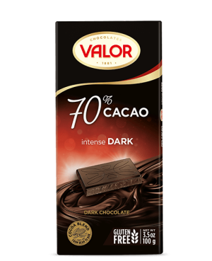 Valor 70% Dark Choc 100g