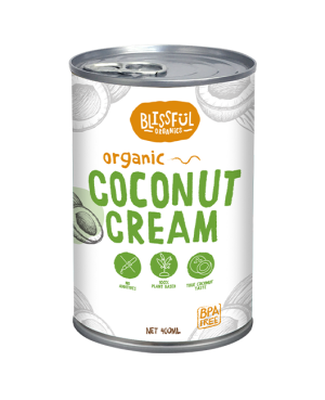 Blissful Organic Coconut Cream 400ml