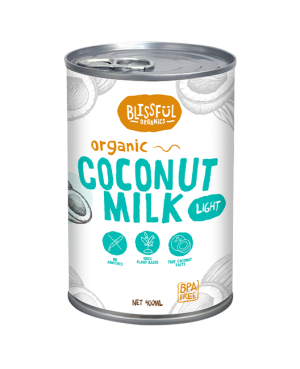 Blissful Organic Coconut Milk Light 400ml