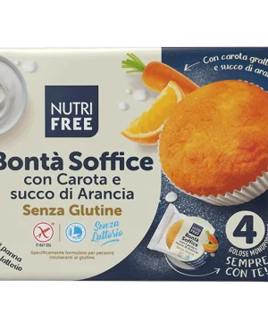 Nutrifree Soft Cake with Carrot and Orange Juice x4pcs
