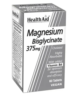 Health Aid Magnesium Bisglycinate 375mg x60tab