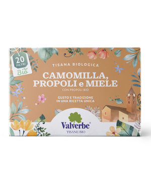 Valverbe Chamomile, Propolis & Honey Tea