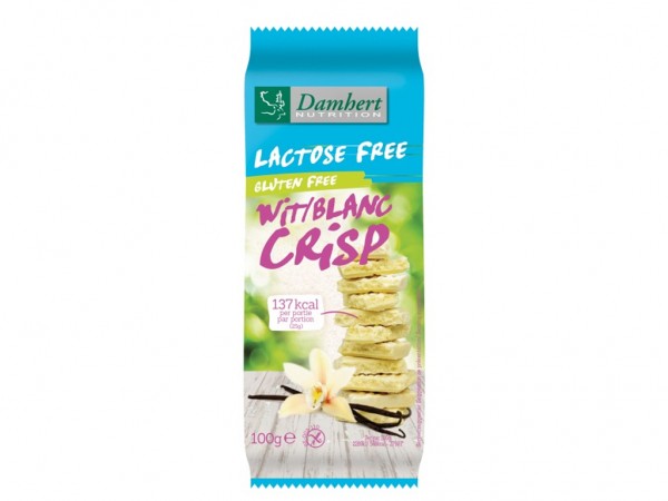 Damhert White Chocolate Crisp 100g