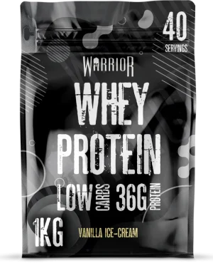 Warrior Whey Protein Powder Vanilla Ice Cream 1kg