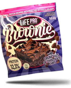 Lifepro Protein Brownie Choc Chip 60g