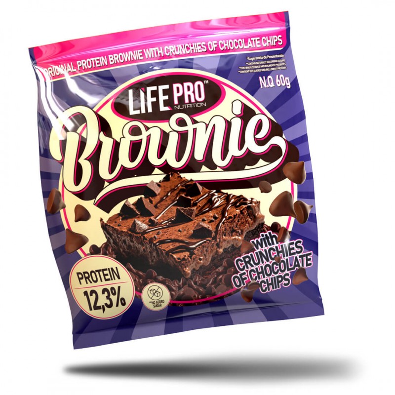 Lifepro Protein Brownie Choc Chip 60g