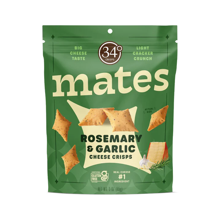 Mates Rosemary Garlic Cheese 85g