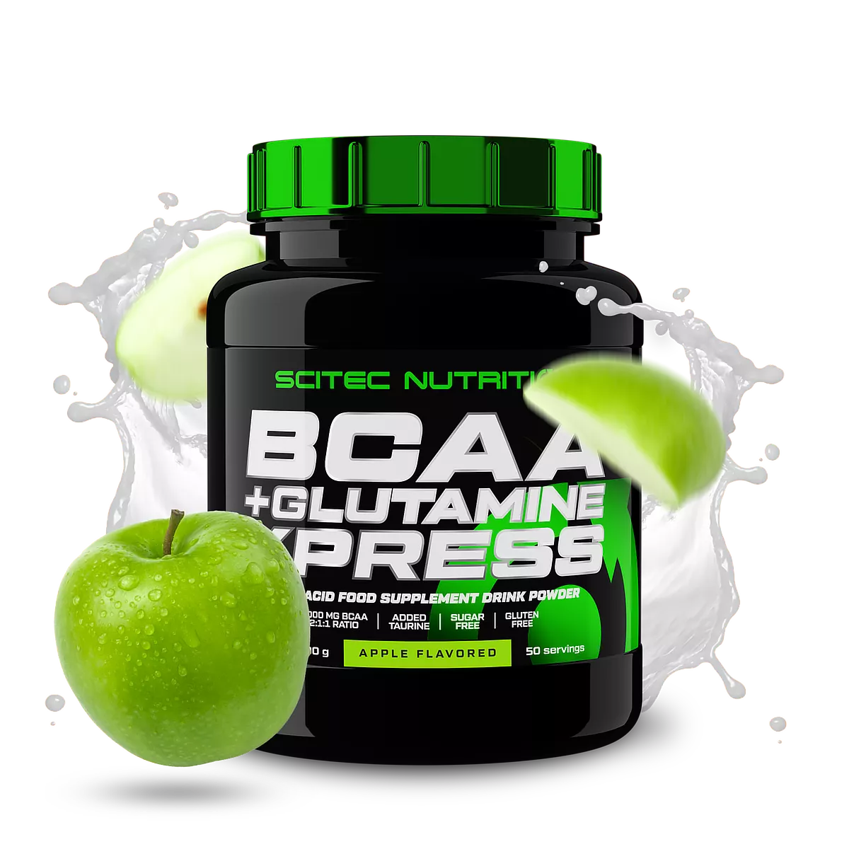 Scitec BCAA + Glutamine Apple 300g