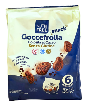 Nutrifree Goccefrolla snack al cacao 6X40g