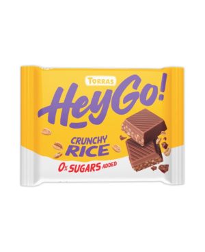 Torras HEY GO Milk chocolate Crisped rice 60g