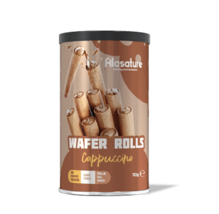 Alasature Wafer Rolls Cappuccino 110g