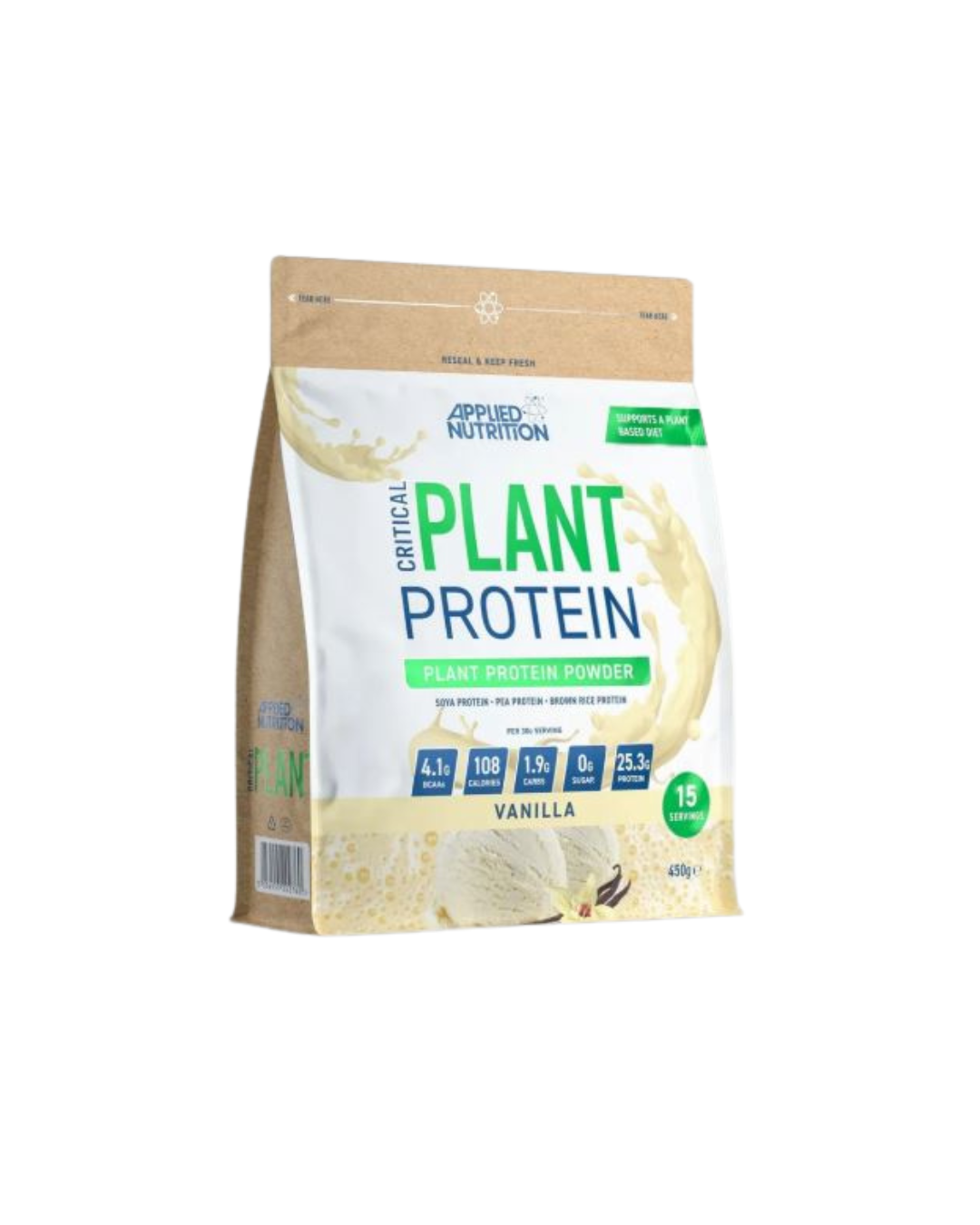 Applied Nutrition Plant Protein Vanilla 450g
