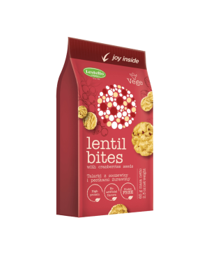Lestello Lentil bites with cranberry seeds 65 g