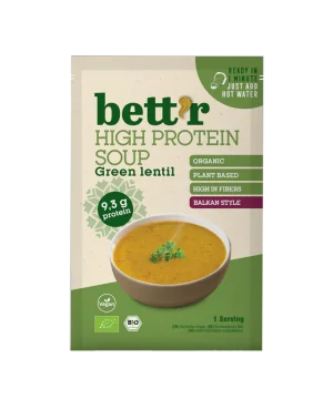 Bett'r Green Lentil Protein Soup 30g
