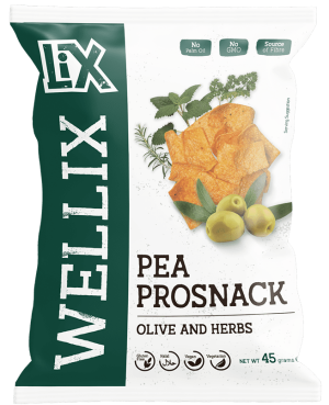 Wellix Pro Snack Pea Olive & Herbs45g