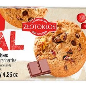 Zlot Cookies with Cranberries 120g